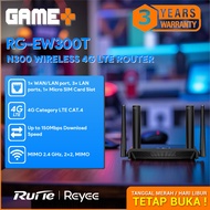 RUIJIE REYEE RG-EW300T 150MBPS N300 WIRELESS 4G LTE UNLOCK ALL SIM CARD 4 ANTENNA ROUTER