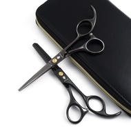 Professional Hair Cutting Scissors Set - Razor Sharp Japanese 440C Stainless Steel-Hairdressing Thin