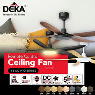 DEKA KRONOS F5DC PRO F5DCL 46" 56" 5 Blades LED DC Motor 20 Speed SIRIM Remote Control Baby Ceiling 