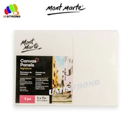 Mont Marte Canvas Panels Signature 3pc 12.7 x 17.8cm (5 x 7in)