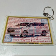 gambar laminating mobil KTP variasi gantungan untuk di mobil ataw di konci atau di dompet