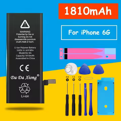 DaDaXiong Battery For iPhone 6 6G 1810mAh Capacity Replacement Batteria + Tools