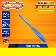 BUILDMATE Wadfow Test Pencil 4x190mm AC 100 - 500V Flathead Screwdriver Electric Pen Circuit Tester WTP1904 - WHT