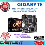 GIGABYTE H610M H V2 DDR5 Intel LGA1700 Micro-ATX Motherboard Dual Channel PCIe 4.0 Mainboard