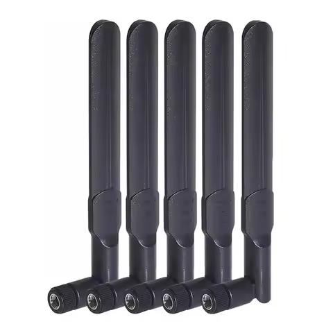 5Pcs 2.4GHz 5.8GHz 8dBi RP-SMA SMA Antenna for Wireless Network WiFi Router Card USB Adapter Securit