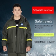 baju hujan perempuan raincoat Jaket hujan anti-hujan, jaket hujan plastik, kerja insurans buruh, mem