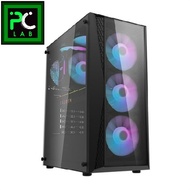 DarkFlash DK352 Plus TG with 4x120mm ARGB Fans- Black