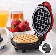 【Ready Stock】Crazyman Mini Waffle Maker Waffle Machine Euro 2 Pin Plug