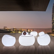 Led Luminous Table Chair Outdoor Creative Fashionable Coffee Table Loose Table Unique Bar Clear Bar 