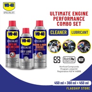 WD-40 Specialist Automotive Throttle Body, Carb & Choke Cleaner 450ml + Machine & Engine Degreaser 4