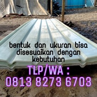 atap fiber, atap transparan,atap fiberglass