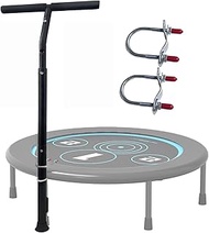 Trampoline Handle Bar Fits Foot Tubes up to 25mm/0.98IN Diameter Rebounder Handle Bar for Round Fitn