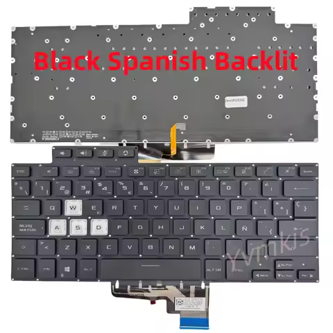 Spanish Backlit Keyboard for ASUS TUF Dash F15 FX516 FX516P FX516PR FX516PM FX516PC FA516 TUF516PM T