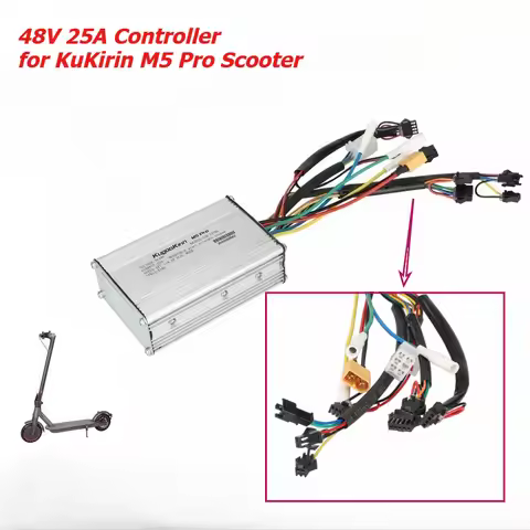 48V 25A Controller for KuKirin M5 Pro Scooter, Electric Scooter Speed Mainboard, ESC Circuit Board R