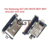 For Samsung A12 A51 A31 A41 M31S Type C USB Charging Dock Port