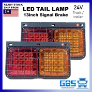 GBS Truck/Lori LED Tail Lamp Signal 24V 13inch Tail Light Waterproof Durable Lori Aksesori 170-1315302-24
