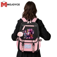 Moyce นักล่าปีศาจ KPop กระเป๋าแล็ปท็อปด้วยน้ำ-วัสดุทนทานและกระเป๋าจัดระเบียบหลายใบ