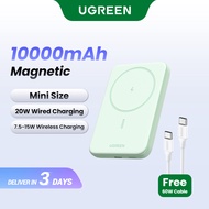 UGREEN 5000mAh/10000mAh PD 20W Powerbank USB Type C Magnetic Wireless Charging Power Bank Portable C