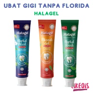 HALAGEL Toothpaste Non Fluoride Ubat Gigi Tanpa Florida 牙膏 Miswak Natural Herbal Tooth Paste