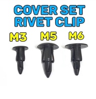 COVER BODY SET RIVET CLIP TRIM YAMAHA Y15ZR Y15 LC135 NVX155 NMAX XMAX HONDA RS150 RS150R VARIO VF3i RFS150 EX5110