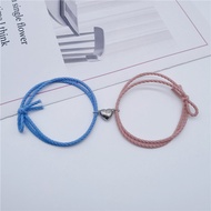 Gratis Ongkir - (2PCS) Gelang Couple Gaya Korea / Gelang Couple Magnet Bentuk Love