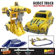 Bo Series Robot Track Build Multiple Layout Toys With Sound  For Kids 3 Years Old Above