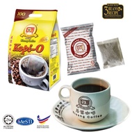 Kluang Black Coffee Kopi O Cap Televisyen (100 Sachets)9