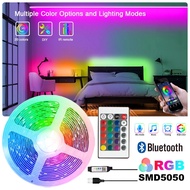 LED RGB Usb Strip Light SMD 5050 Flexible Tape 2835 Warm White for Room Bedroom Decor 16 Colours Kit