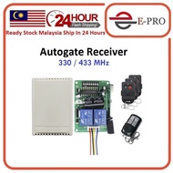 330mhz/433mhz Set Alarm System Autogate Remote Control  With 3 Transmitters & 1 Receiver Universal R