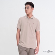 GALLOP : WAFFLE POLO SHIRTS เสื้อโปโลผ้า Waffle รุ่น GP9062 สี light beige - น้ำตาลอ่อน / ราคาปรกติ 