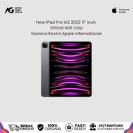 (NEW) iPad Pro M2 11" Inch 256GB Wifi Only Garansi Resmi Internasional