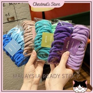 CHESTNUT'S STORE 50pcs Colourful Hair Tie Head Rope Hair Accessories Getah Rambut Wanita