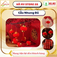 (Wholesale 3 Blisters) Decorative Red Velvet Bridge CNY – Total 90 Pieces | Lucky Spring Decor Acces