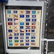 「BICENTENNIAL ERA 1776-1976」國旗郵票一版 微黃 品相如圖 世界各地郵票
