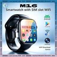 Smart Watch With SIM Card slot And WiFi Cellular Version Smartwatch 5G Android M16 Cellular Version 
