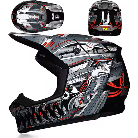 2025 ORZ-903 Latest Off road Motorcycle Helmet Mountain DH Off road Helmet Bicycle Track Helmet