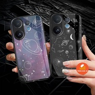 Latest Vivo V60 Glass Softcase [M55] Vivo V60 Phone Case - Phone Case - Case - Phone Protector