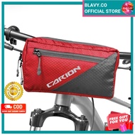 H01 Red Folding Bike Handlebar Bag MTB XC Touring Bicycle Handlebar Bag