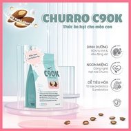 Thức ăn hạt cho mèo PetQ Churro C90 C90K - Hạt nhân thịt Churro bịch nguyên 1kg