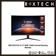 MSI G321CU 31.5" UHD 144Hz Curved Gaming Monitor