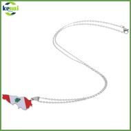 Lebanon Bracelet Albanian Necklace Map Flag Keychain