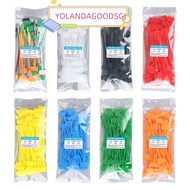 YOLANDAGOODSGJ 100pcs Cable Tag Plastic Label Tag Labels Markers Mesh Wire Marker Colorful Tag