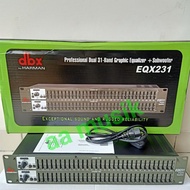 EQUALIZER DBX EQX231SUB DUAL CHANNEL STEREO 2x31 BAND EQX 231 SUB