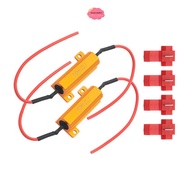 BLUECALDON Load Resistor Wiring Metal LED Error Wiring Resistance Auto Universal Harness Decoder Int