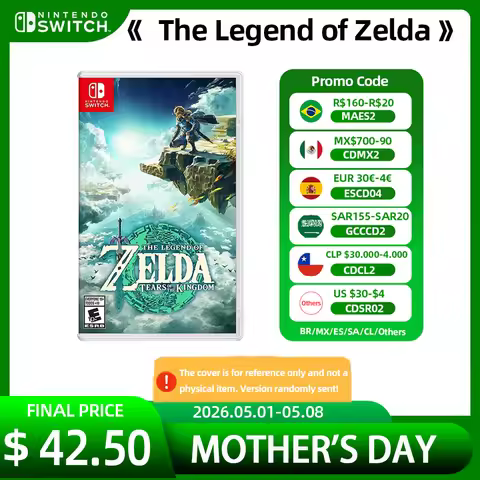 The Legend of Zelda: Tears of the Kingdom Physical for Nintendo Switch Games Card Support TV Tableto