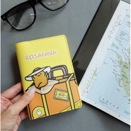 GUDETAMA Passport Cover, custom Passport Cover, can be given a name, cute girl's gift