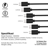 Aukey Cable Micro USB 2 0 6Pcs 500092 TERLARIS