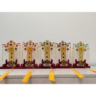 Pure Handmade Token Xianling Five-Color Five-Token Desktop Pendulum Token Xianjialing Full Set with 