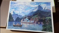 (減價)日本Tenyo Frozen 1000塊 Elsa Anna Olaf 城堡 puzzle 砌圖 拼圖