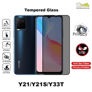 ANTI GORES KACA UNTUK VIVO Y21 / Y21S / Y33T CERAMIC MATTE TEMPERED GLASS PRIVASI SPY PELINDUNG LAYA